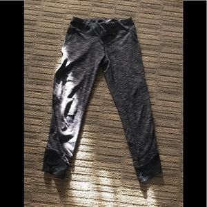 XS leggings, black/grey